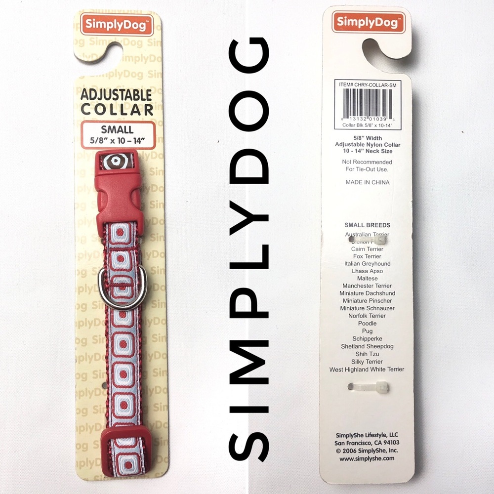 ❌Sold❌ NEW Simplydog Small (10-14") Nylon Adjustable Dog